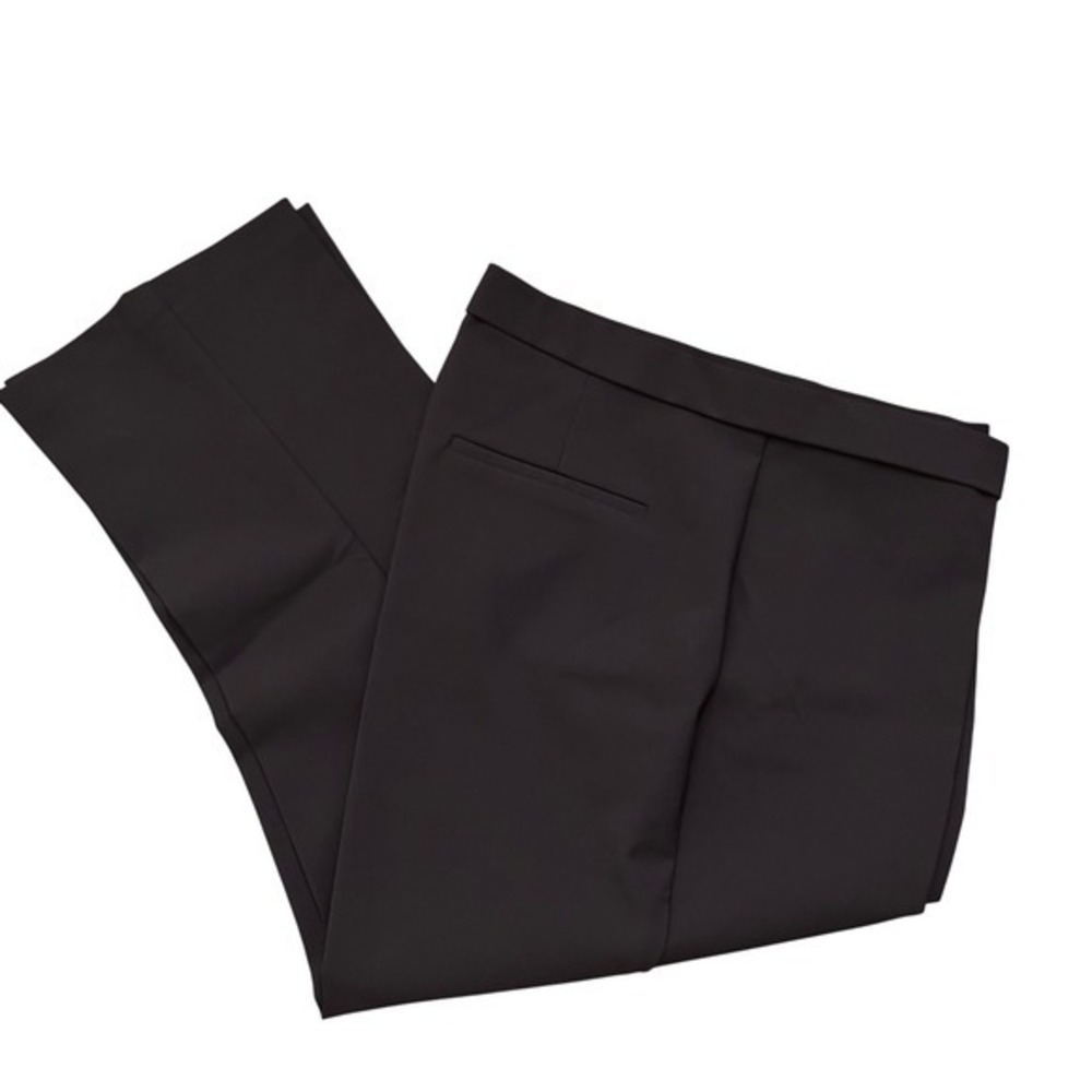 RACHEL ZOE Black Wide Leg Dress‎ Pants Womens 1X Boot Cut Office Spandex Stretch